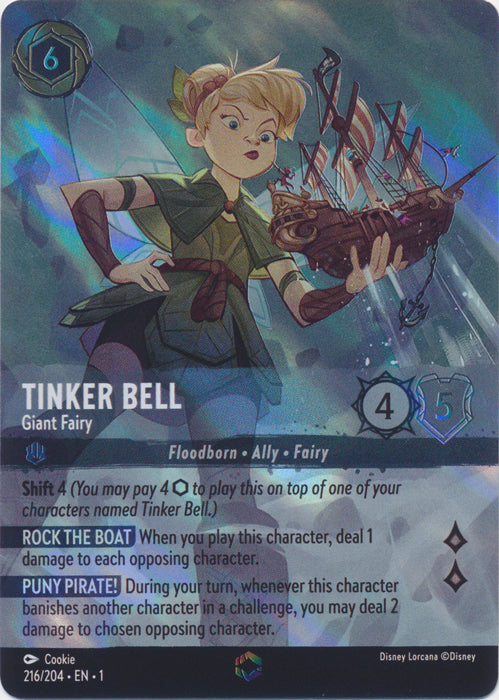 Tinker Bell (Giant Fairy) - 216/204 - Enchanted