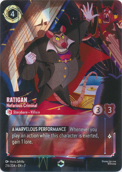 Ratigan (Nefarious Criminal) - 216/204 - Enchanted