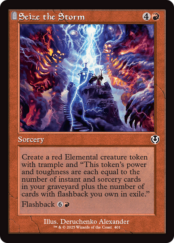 Seize the Storm - Retro Frame (INR)