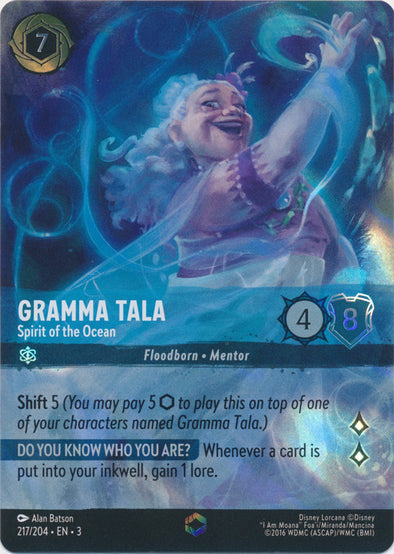 Gramma Tala (Spirit of the Ocean) - 217/204 - Enchanted