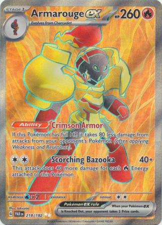 Armarouge ex - 218/182 - Full Art Ultra Rare available at 401 Games Canada