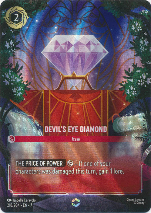 Devil's Eye Diamond (Enchanted) - 218/204 - Enchanted