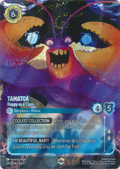 Tamatoa (Happy as a Clam) - 219/204 - Enchanted