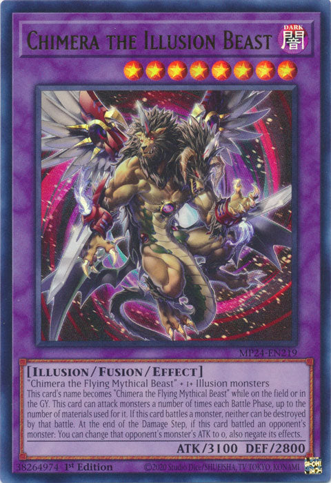 Chimera the Illusion Beast - MP24-EN219 - Ultra Rare - 1st Edition