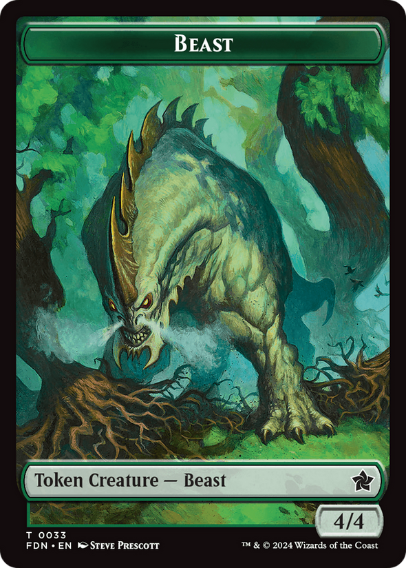 Beast // Dog Token (TFDN)
