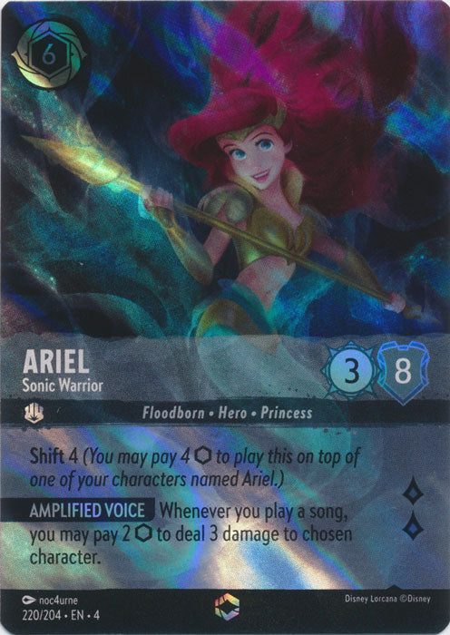 Ariel (Sonic Warrior) - 220/204 - Enchanted