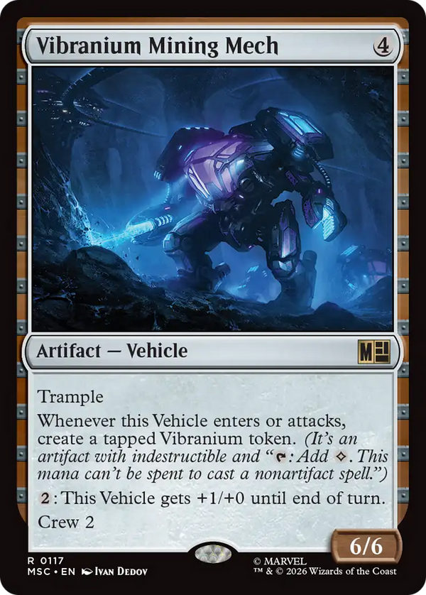 Vibranium Mining Mech (MSC) (Pre-Order)