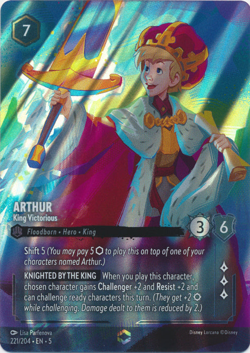 Arthur (King Victorious) - 221/204 - Enchanted