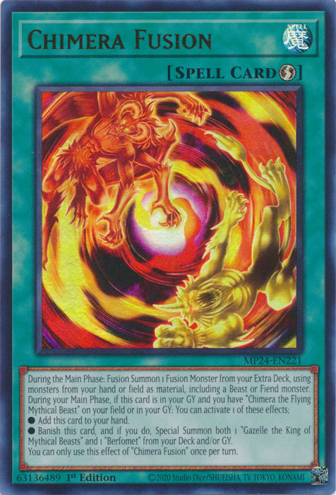 Chimera Fusion - MP24-EN221 - Ultra Rare - 1st Edition