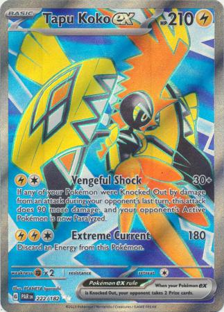 Tapu Koko ex - 222/182 - Full Art Ultra Rare available at 401 Games Canada