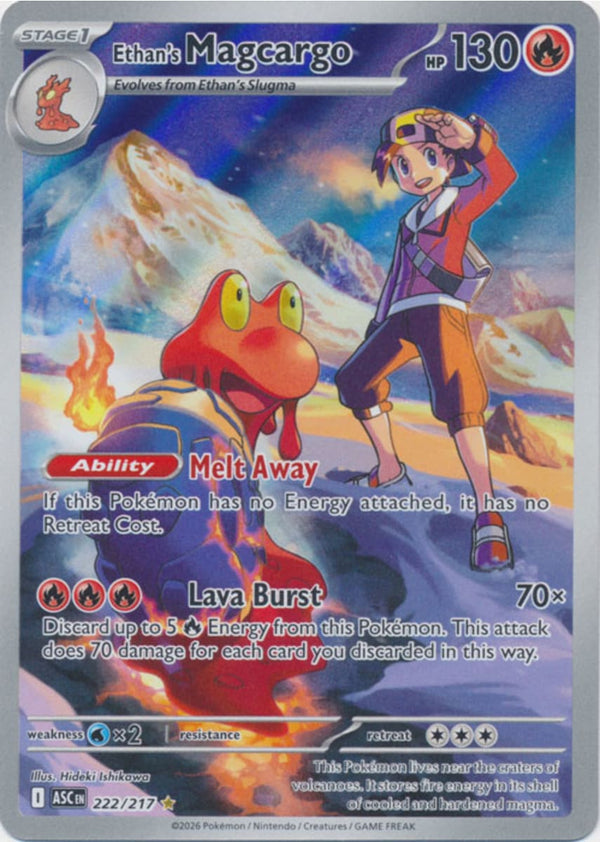 Ethan's Magcargo - 222/217 - Illustration Rare