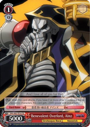 Benevolent Overlord, Ainz - OVL/S62-TE14TD - Trial Deck