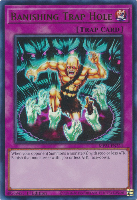 Banishing Trap Hole - MP24-EN224 - Ultra Rare - 1st Edition