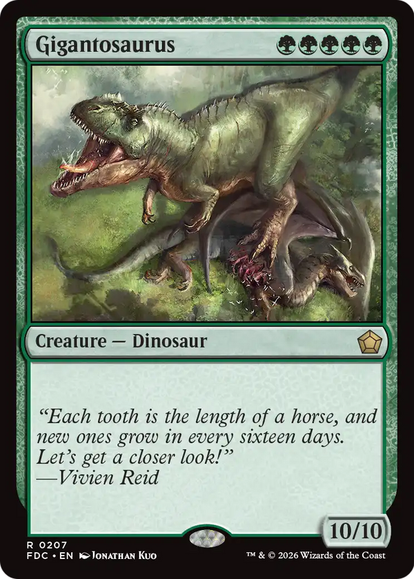 Gigantosaurus (FDC)