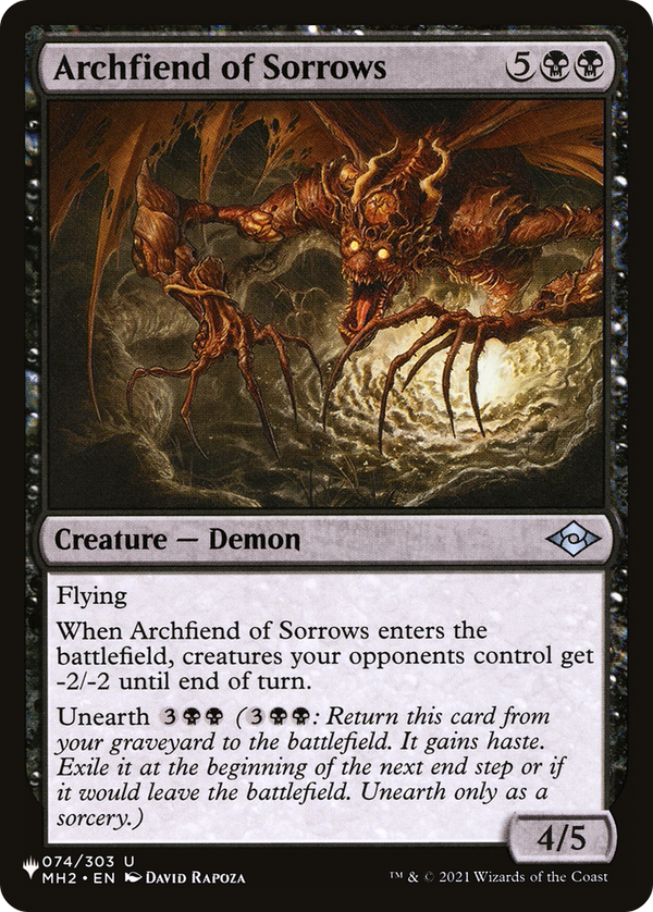 Archfiend of Sorrows - MH2 Reprint (PLST)