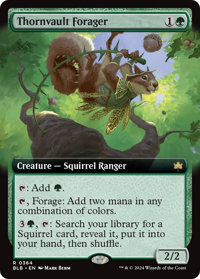 Thornvault Forager - Extended Art (BLB)