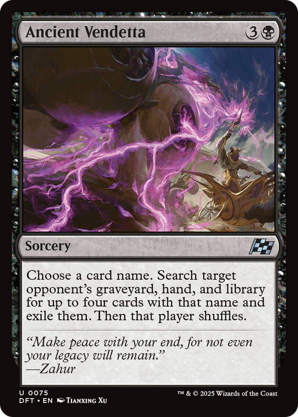 Ancient Vendetta (DFT)