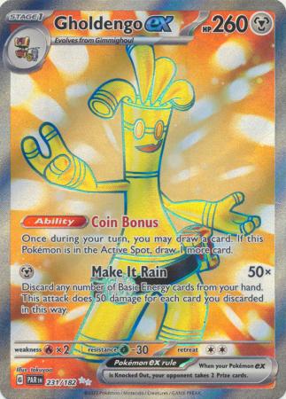 Gholdengo ex - 231/182 - Full Art Ultra Rare available at 401 Games Canada