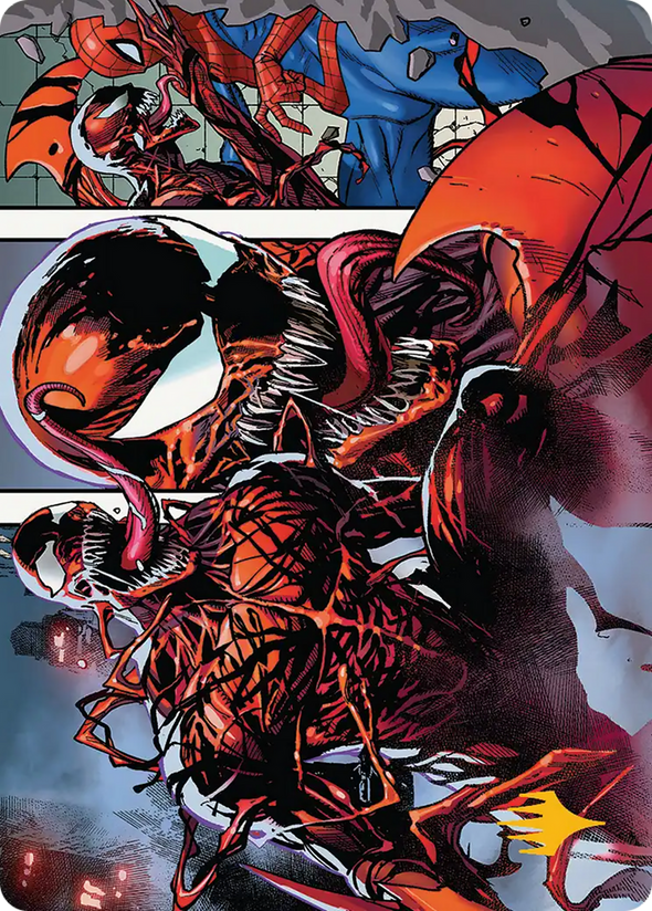 Carnage, Crimson Chaos - Art Series (Gold-Stamped Signature) (ASPM)