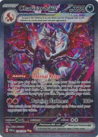 pokemon card charizard ex tera 401 Games Canada - Charizard ex - 234/091