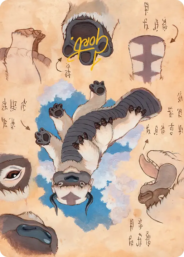 Appa, Steadfast Guardian - Art Series (Gold-Stamped Signature) (ATLA)
