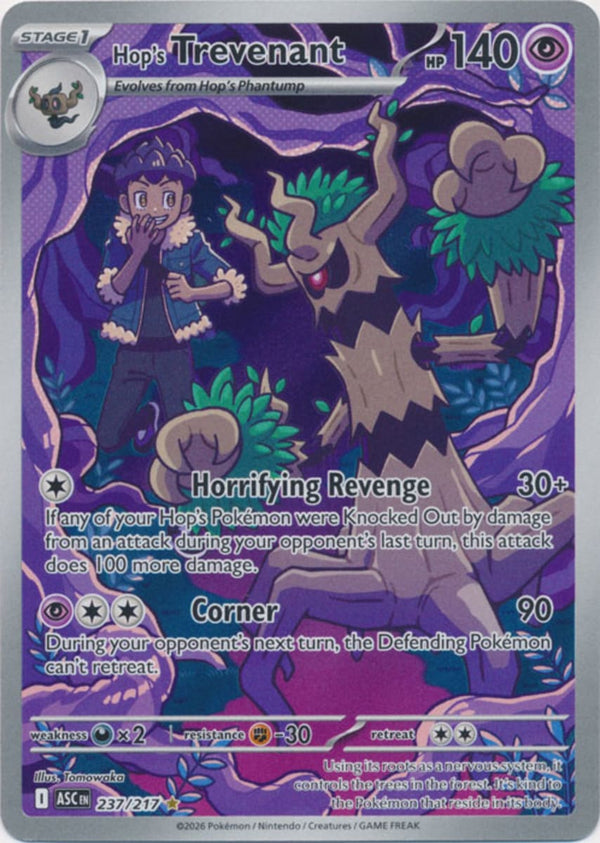 Hop's Trevenant - 237/217 - Illustration Rare