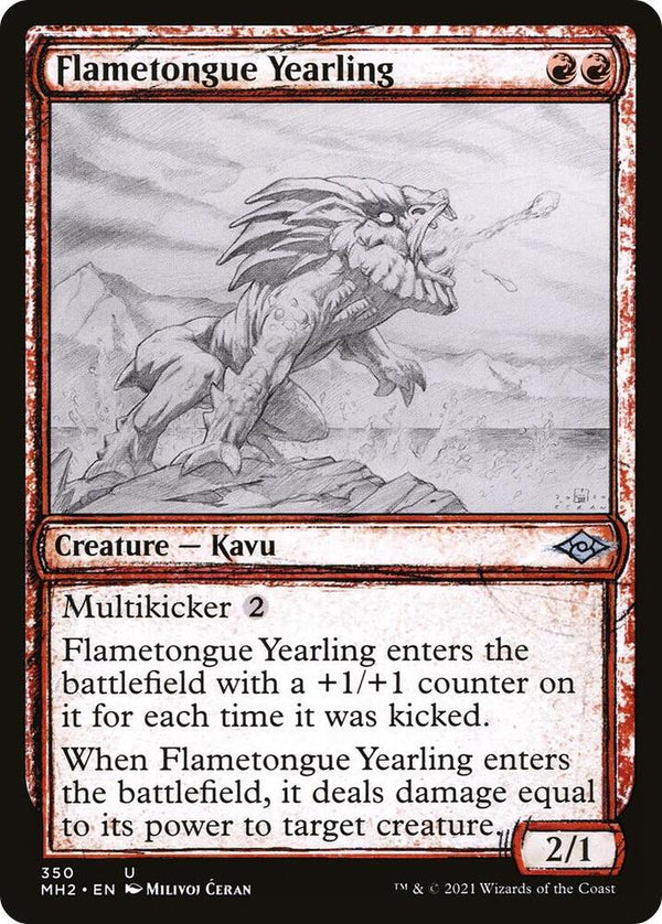Flametongue Yearling - Sketch Showcase (MH2)