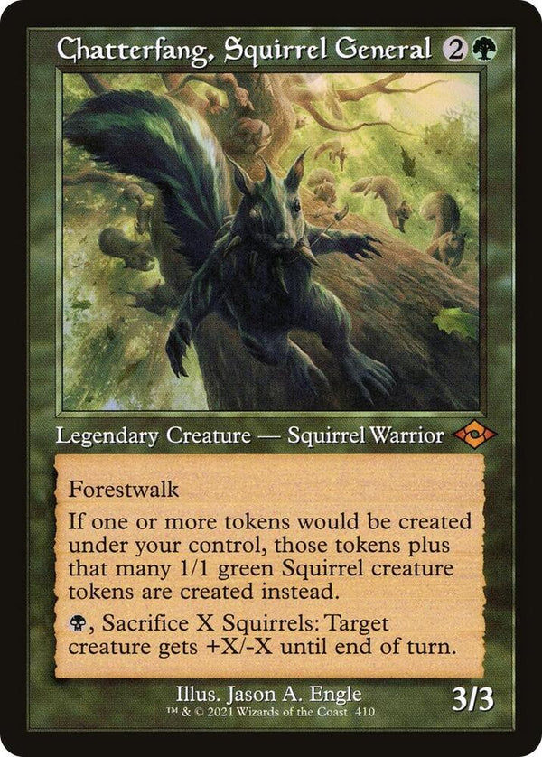 Chatterfang, Squirrel General - Retro Frame (MH2)