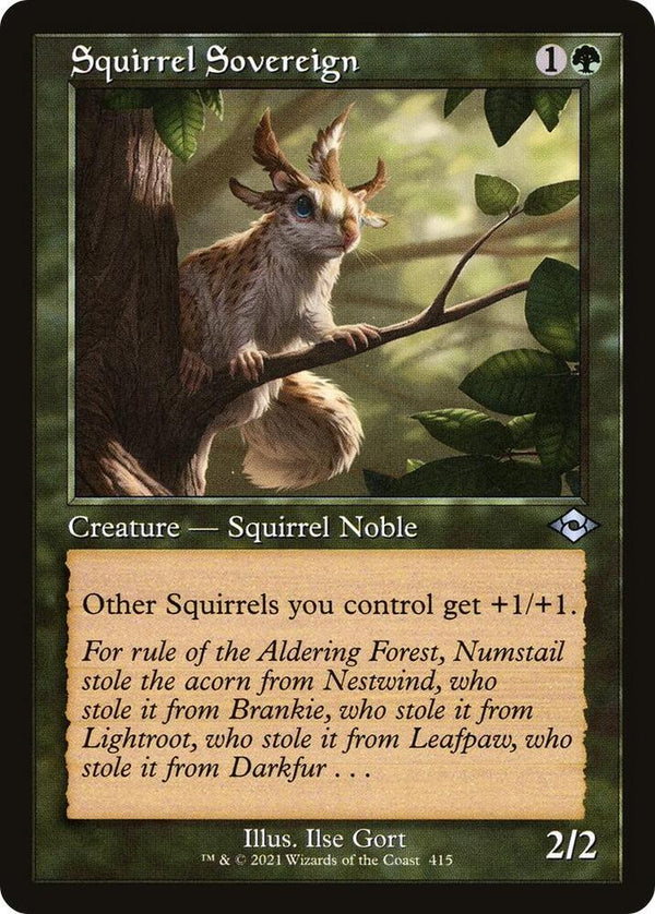 Squirrel Sovereign - Retro Frame (MH2)