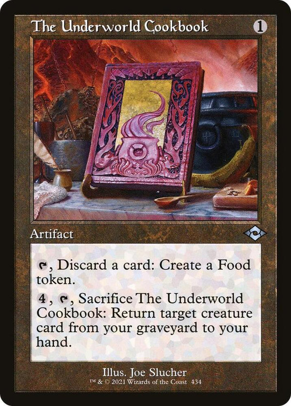 The Underworld Cookbook - Retro Frame (Etched) (MH2)