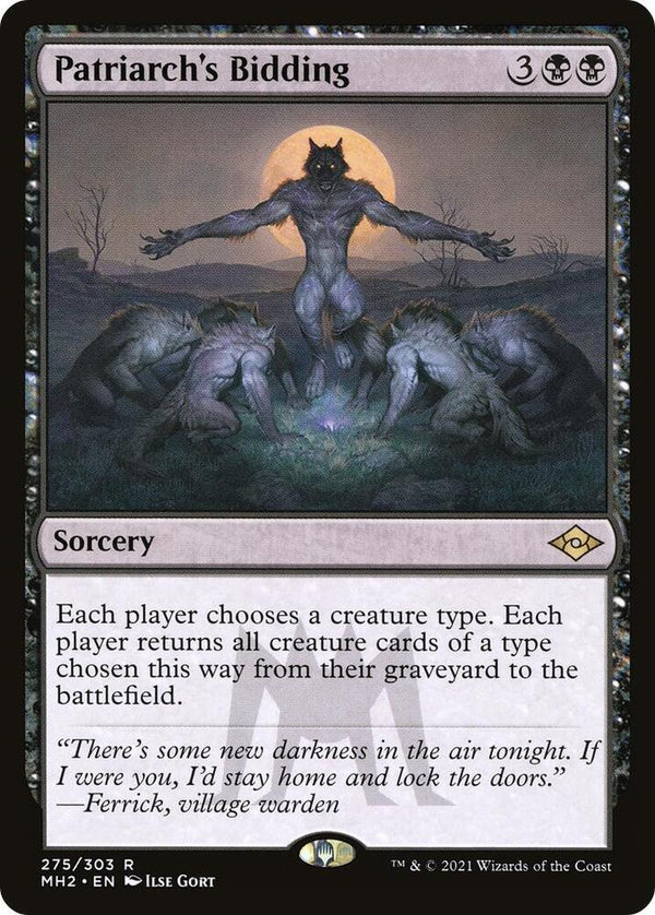 Patriarch's Bidding (Etched) (MH2)