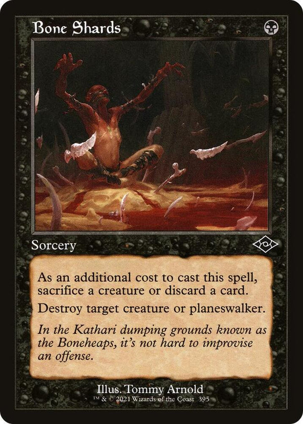 Bone Shards - Retro Frame (Etched) (MH2)