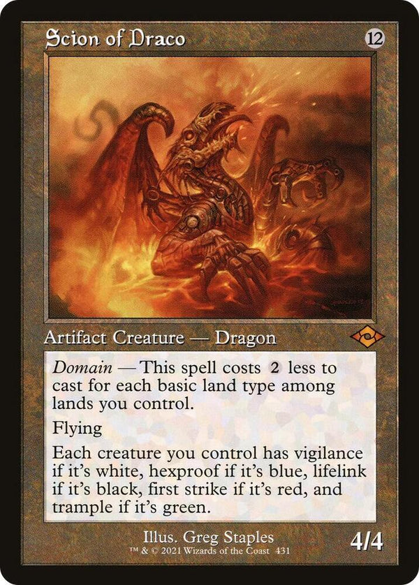 Scion of Draco - Retro Frame (MH2)