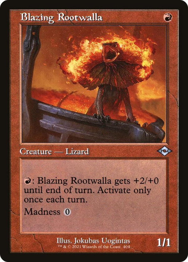 Blazing Rootwalla - Retro Frame (MH2)