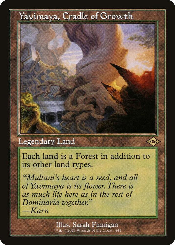 Yavimaya, Cradle of Growth - Retro Frame (MH2)