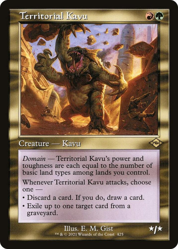 Territorial Kavu - Retro Frame (Etched) (MH2)