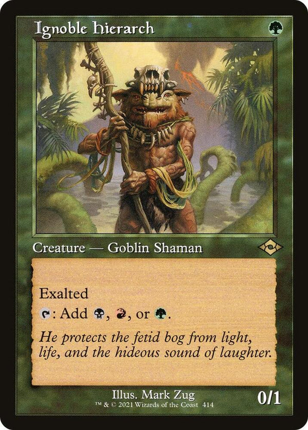 Ignoble Hierarch - Retro Frame (Etched) (MH2)