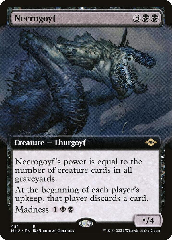 Necrogoyf - Extended Art (MH2)