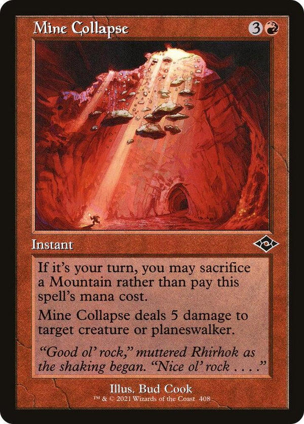 Mine Collapse - Retro Frame (MH2)