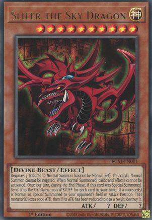 Slifer the Sky Dragon - EGS1-EN001 - Ultra Rare - Unlimited