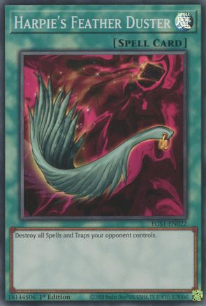 Harpie's Feather Duster - EGS1-EN022 - Super Rare - Unlimited