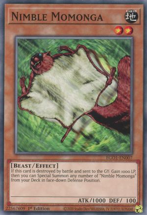Nimble Momonga - EGO1-EN007 - Common - Unlimited