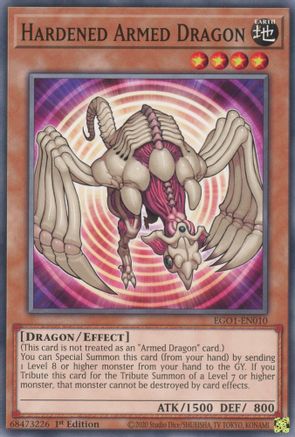 Hardened Armed Dragon - EGO1-EN010 - Common - Unlimited