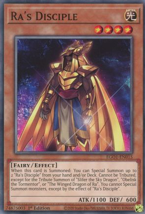 Ra's Disciple - EGO1-EN015 - Common - Unlimited