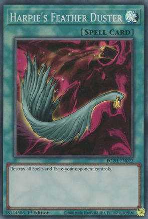 Harpie's Feather Duster - EGO1-EN022 - Super Rare - Unlimited