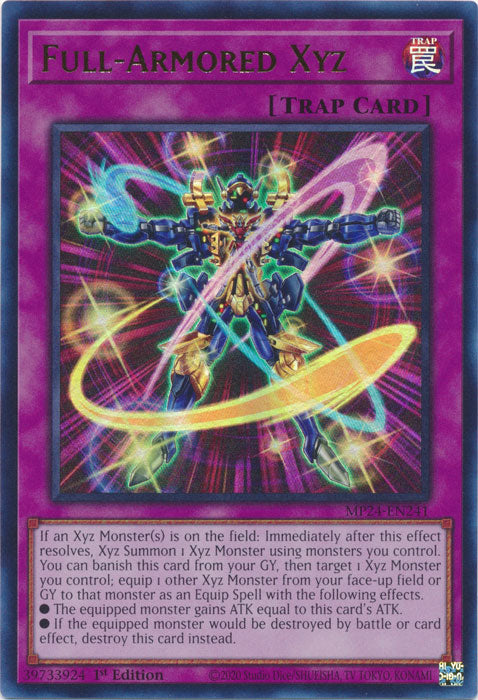 Full-Armored Xyz - MP24-EN241 - Ultra Rare - 1st Edition