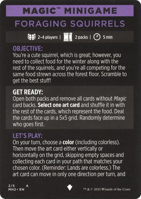 Foraging Squirrels // Foraging Squirrels (Minigame Token) (MMH2)