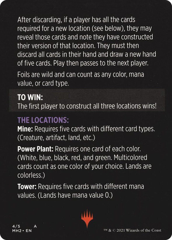 Urza's Blueprints (minigame) // Urza's Blueprints (Minigame Token) (MMH2)