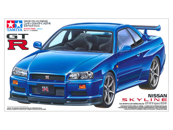 Tamiya - 1999 Nissan Skyline GT-R V-Spec (R34) 1/24 [24210]