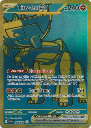 401 Games Canada - Ting-Lu ex - 244/091 - Gold Secret Rare 401 Games Canada - Ting-Lu ex - 244/091 - Gold Secret Rare